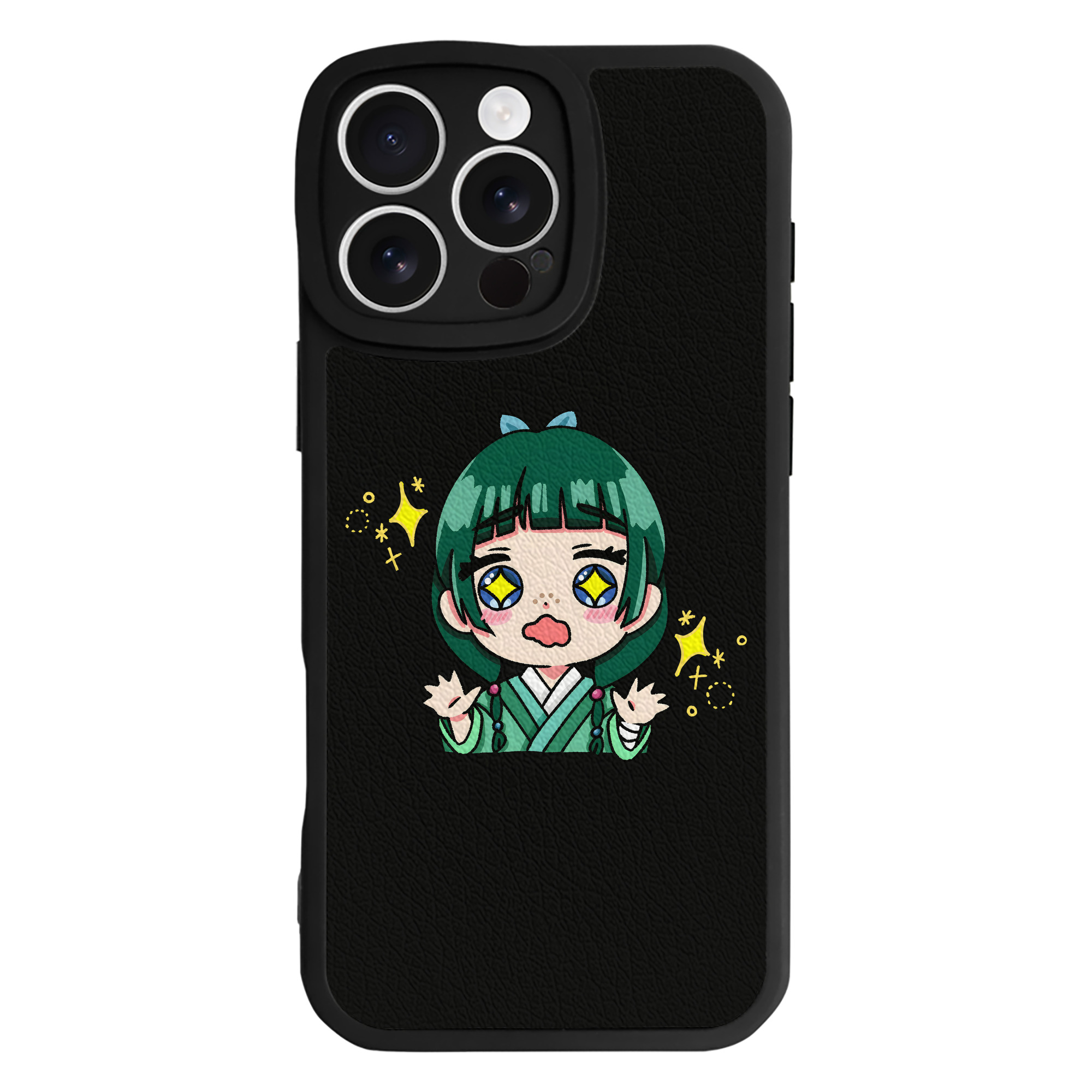 （画像用） 薬屋のひとりごと The Apothecary Diaries 【iPhone 16シリーズ対応】シリコンスマホケース（レザー調） 材質：シリコン